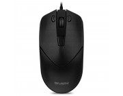 SVEN RX-100, Optical Mouse, Windows OS/ Mac OS, copy/paste buttons, 5+1 (scroll wheel), 1000-4000 dpi, USB, 1.5 m, Black